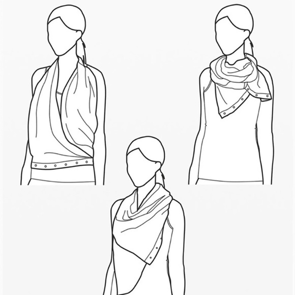 Lululemon Scarf - heather grey - one size - Picture 2 of 4